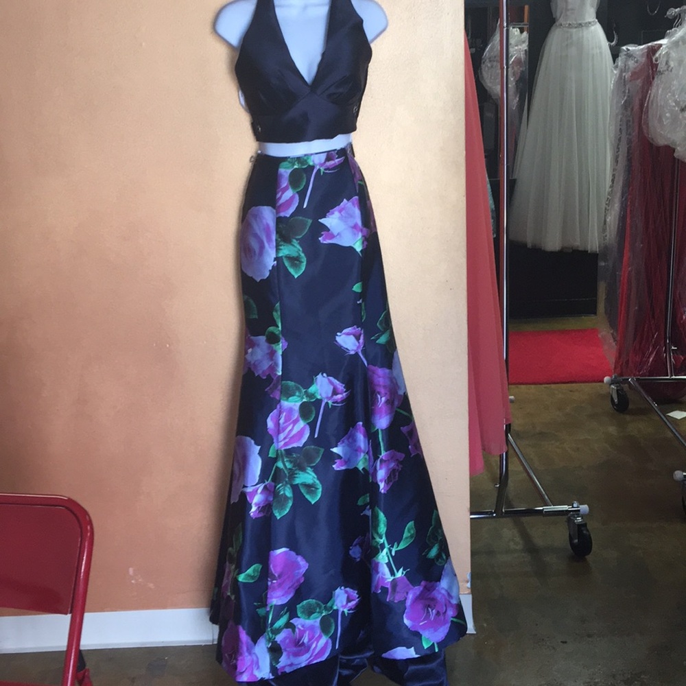 Rachel Allan Two Piece Prom Dress